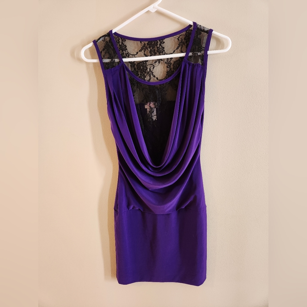 Purple Bodycon Dress